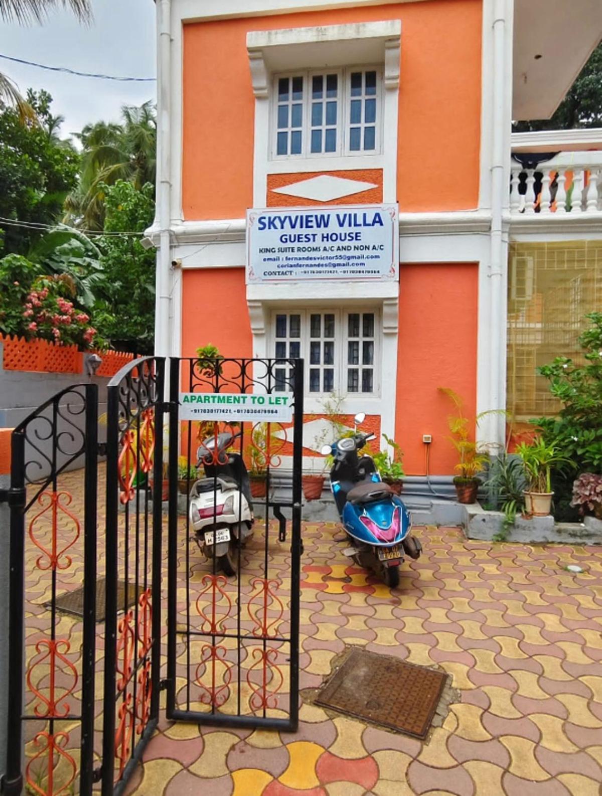 SkyView Villa Candolim Exteriör bild